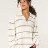 Oversized Cable-Knit Half-Zip Sweater,Oversized Cable-Knit Half-Zip Sweater