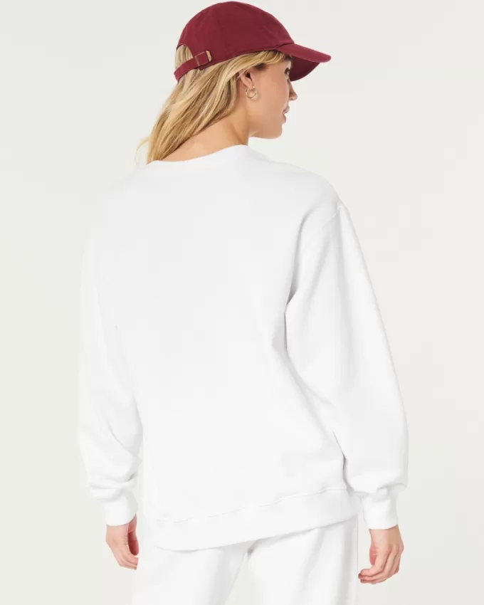 Oversized Crew Sweatshirt,Oversized Crew Sweatshirt