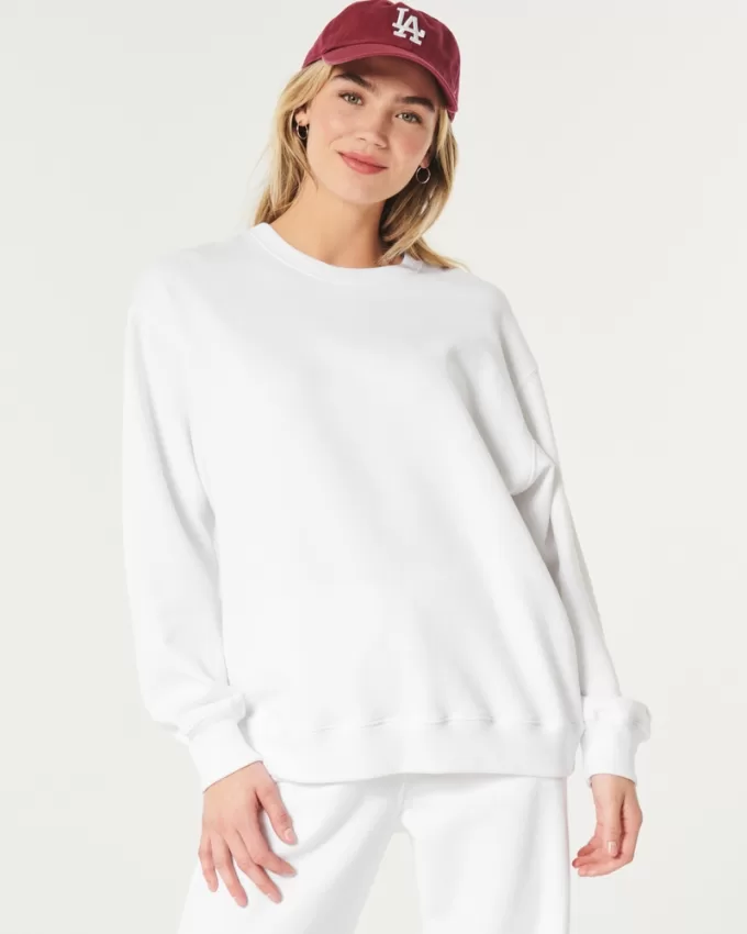Oversized Crew Sweatshirt,Oversized Crew Sweatshirt