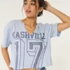Oversized Crop Nashville Graphic Tee,Oversized Crop Nashville Graphic Tee
