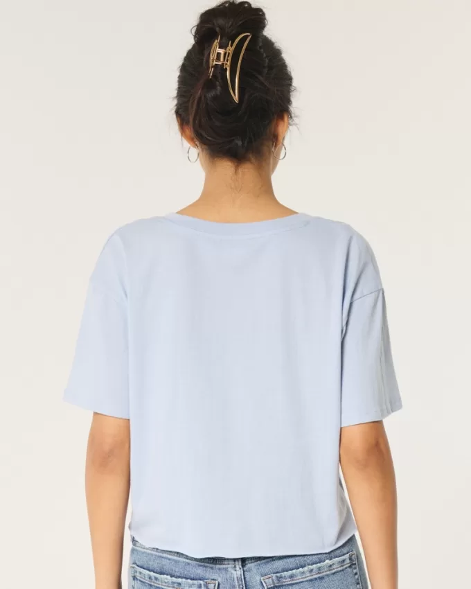 Oversized Crop Nashville Graphic Tee,Oversized Crop Nashville Graphic Tee