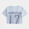 Oversized Crop Nashville Graphic Tee,Oversized Crop Nashville Graphic Tee