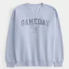 Oversized Gameday Graphic Notch-Neck Sweatshirt,Oversized Gameday Graphic Notch-Neck Sweatshirt