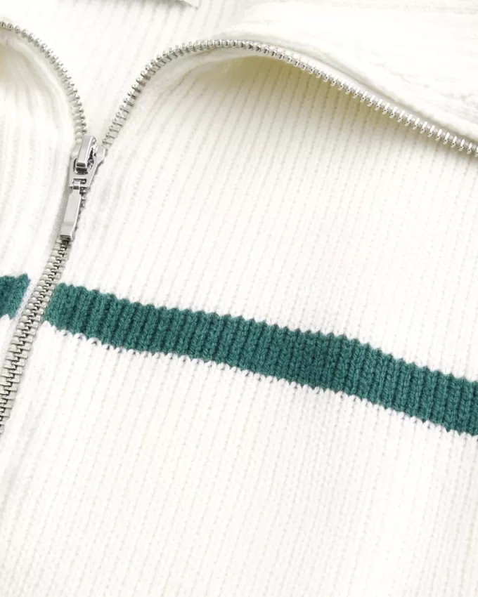 Oversized Half-Zip Sweater,Oversized Half-Zip Sweater