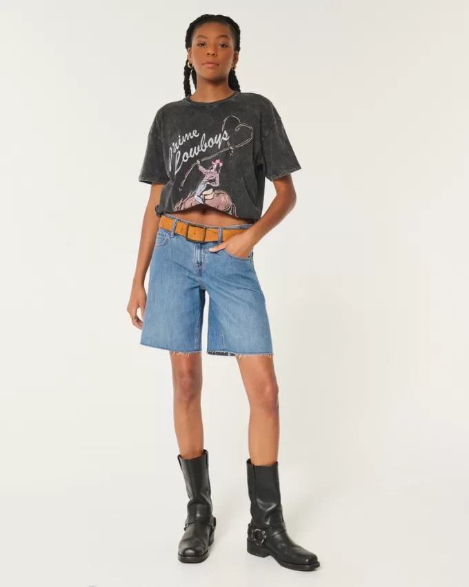 Oversized J’aime Cowboys Graphic Tee,Oversized J’aime Cowboys Graphic Tee