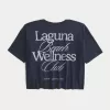 Oversized Laguna Wellness Club Graphic Tee,Oversized Laguna Wellness Club Graphic Tee