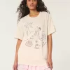 Oversized Le Petit Déjeuner Graphic Tee,Oversized Le Petit Déjeuner Graphic Tee