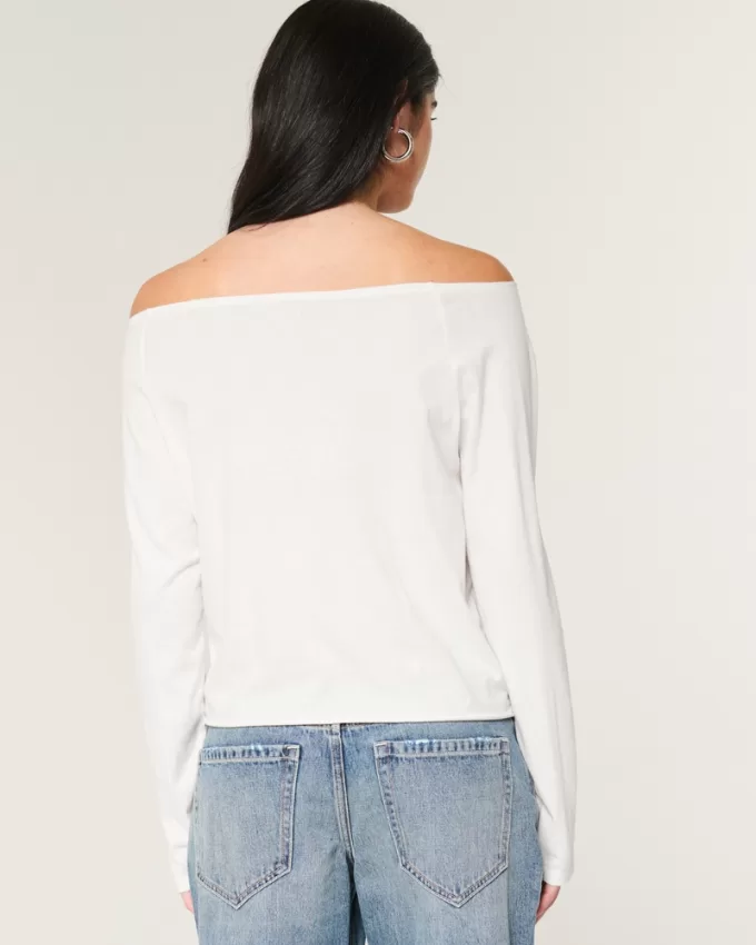 Oversized Long-Sleeve Snoopy Graphic Tee,Oversized Long-Sleeve Snoopy Graphic Tee