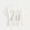 Oversized Notch-Neck NYC Number Graphic Tee,Oversized Notch-Neck NYC Number Graphic Tee Oversized Notch-Neck NYC Number Graphic Tee,Oversized Notch-Neck NYC Number Graphic Tee
