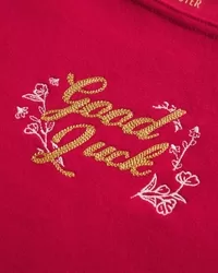 Oversized Off-the-Shoulder Lunar New Year Graphic Sweatshirt,Oversized Off-the-Shoulder Lunar New Year Graphic Sweatshirt