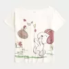 Oversized Off-the-Shoulder Snoopy Graphic Tee,Oversized Off-the-Shoulder Snoopy Graphic Tee