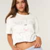 Oversized Swan Lake Graphic Tee,Oversized Swan Lake Graphic Tee