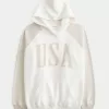 Oversized USA Graphic Hoodie,Oversized USA Graphic Hoodie