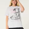 Oversized Velvet Valley Graphic Tee,Oversized Velvet Valley Graphic Tee