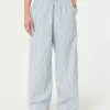 Poplin Wide-Leg Sleep Pants,Poplin Wide-Leg Sleep Pants