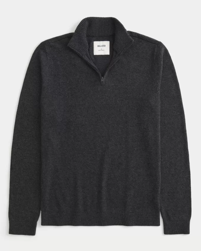 Quarter-Zip Icon Sweater,Quarter-Zip Icon Sweater