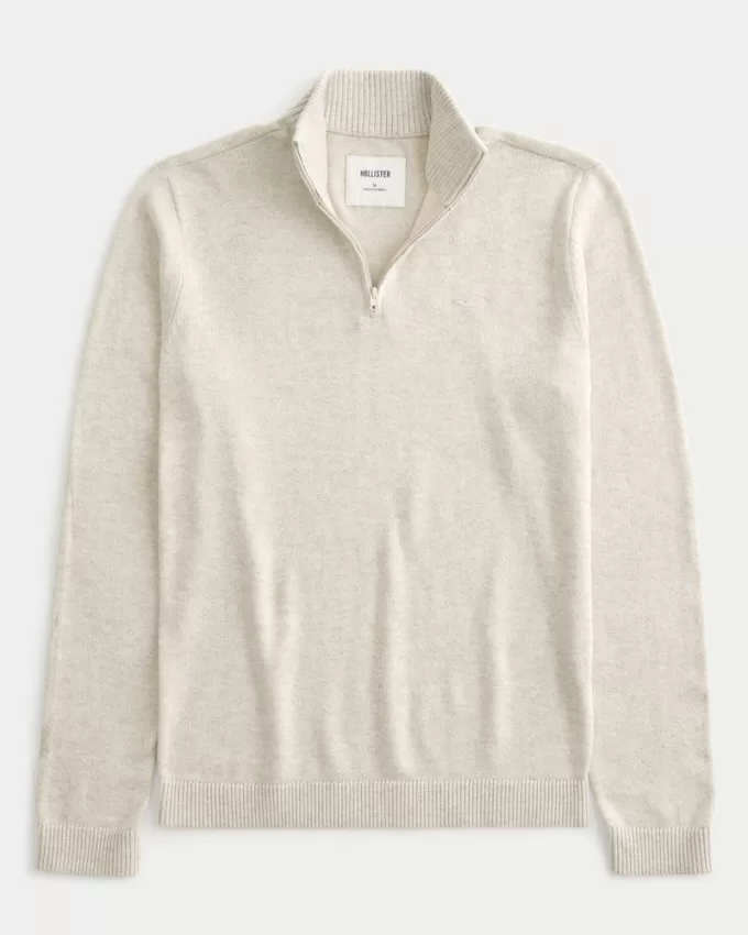 Quarter-Zip Sweater,Quarter-Zip Sweater
