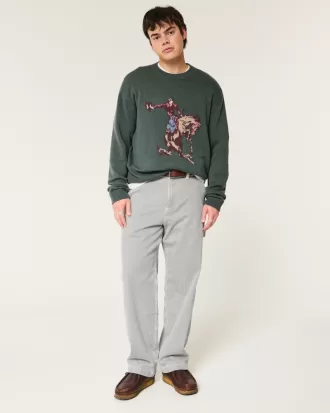 Railroad Stripe Baggy Painter Jeans,Railroad Stripe Baggy Painter Jeans