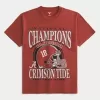 Relaxed Alabama Crimson Tide Football Graphic Tee,Relaxed Alabama Crimson Tide Football Graphic Tee