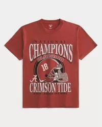 Relaxed Alabama Crimson Tide Football Graphic Tee,Relaxed Alabama Crimson Tide Football Graphic Tee