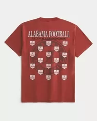 Relaxed Alabama Crimson Tide Football Graphic Tee,Relaxed Alabama Crimson Tide Football Graphic Tee