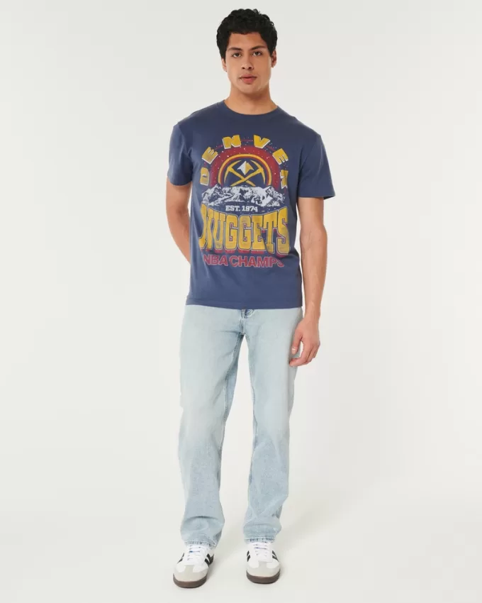 Relaxed Denver Nuggets Graphic Tee,Relaxed Denver Nuggets Graphic Tee