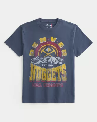 Relaxed Denver Nuggets Graphic Tee,Relaxed Denver Nuggets Graphic Tee