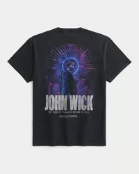 Relaxed John Wick Graphic Tee,Relaxed John Wick Graphic Tee