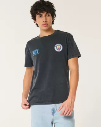 Relaxed Manchester City Graphic Tee,Relaxed Manchester City Graphic Tee
