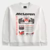 Relaxed McLaren Graphic Crew Sweatshirt,Relaxed McLaren Graphic Crew Sweatshirt