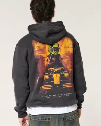 Relaxed McLaren Lando Norris Graphic Hoodie,Relaxed McLaren Lando Norris Graphic Hoodie