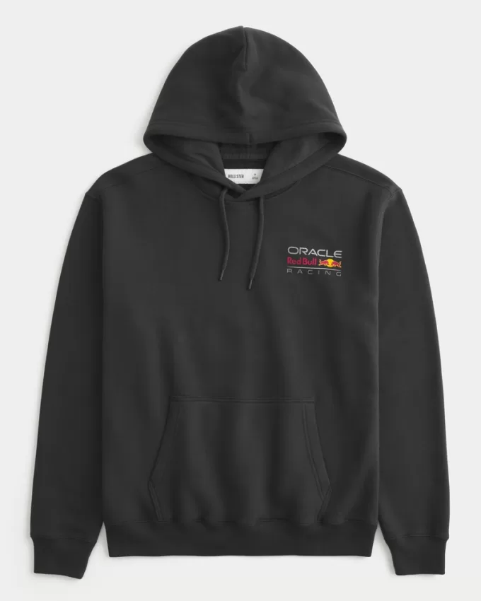 Relaxed Oracle Red Bull Racing Graphic Hoodie,Relaxed Oracle Red Bull Racing Graphic Hoodie