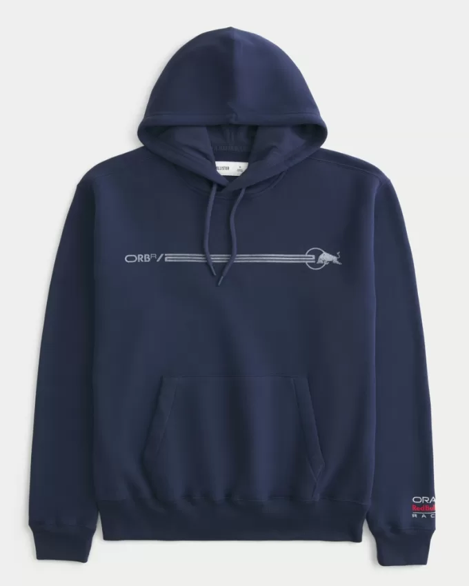 Relaxed Red Bull Oracle Racing Graphic Hoodie,Relaxed Red Bull Oracle Racing Graphic Hoodie