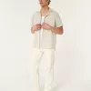 Relaxed Short-Sleeve Embroidered Pattern Shirt,Relaxed Short-Sleeve Embroidered Pattern Shirt