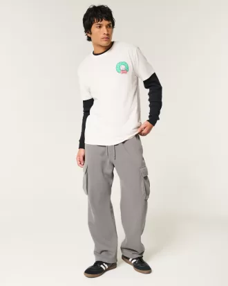 Relaxed Snoopy Graphic Tee,Relaxed Snoopy Graphic Tee