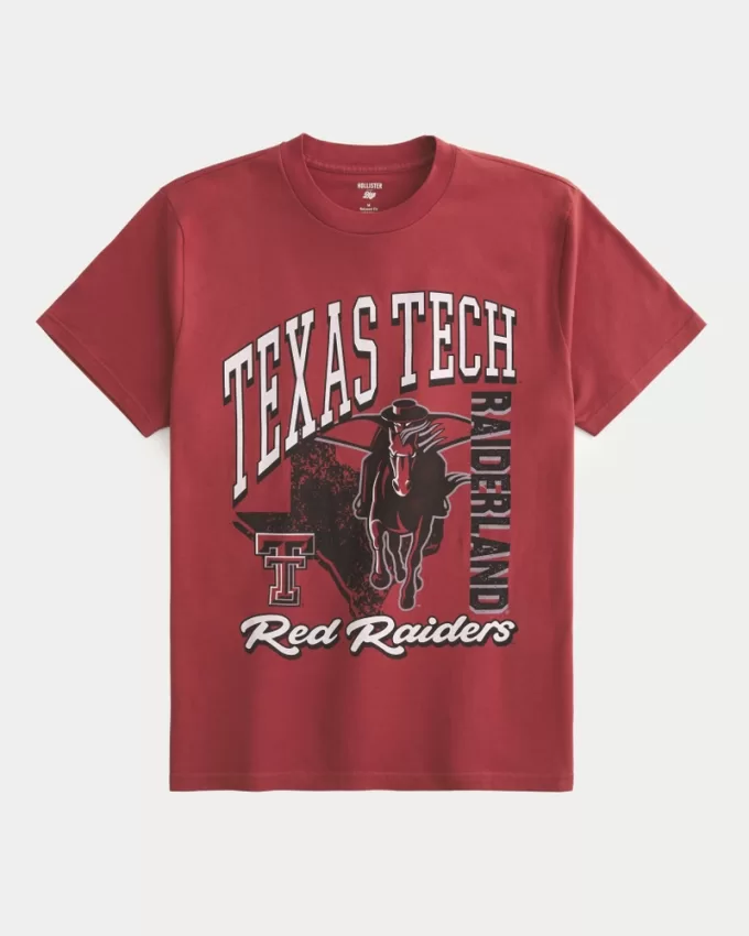 Relaxed Texas Tech Red Raiders Graphic Tee,Relaxed Texas Tech Red Raiders Graphic Tee