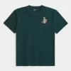 Relaxed The Grinch Graphic Pocket Tee,Relaxed The Grinch Graphic Pocket Tee