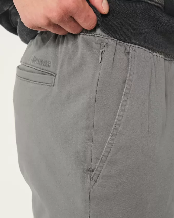 Relaxed Twill Joggers,Relaxed Twill Joggers