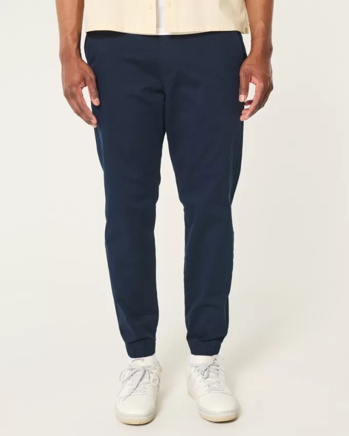 Relaxed Twill Joggers,Relaxed Twill Joggers