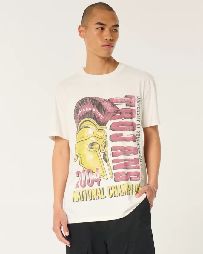 Relaxed USC Trojans Graphic Tee,Relaxed USC Trojans Graphic Tee