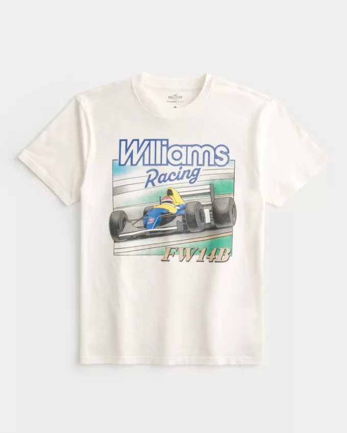 Relaxed Williams Racing Graphic Tee,Relaxed Williams Racing Graphic Tee
