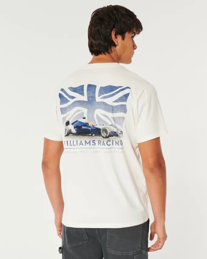 Relaxed Williams Racing Graphic Tee,Relaxed Williams Racing Graphic Tee