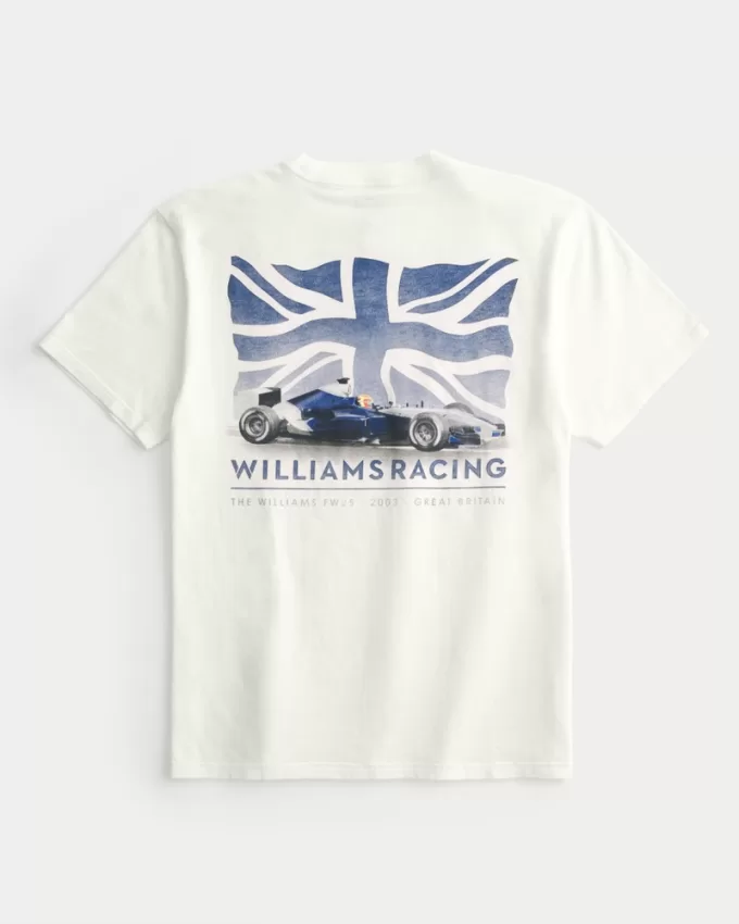 Relaxed Williams Racing Graphic Tee,Relaxed Williams Racing Graphic Tee