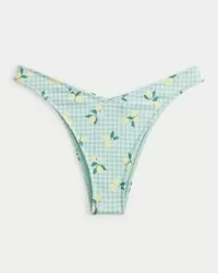 Ribbed High-Leg Cheekiest Bikini Bottom,Ribbed High-Leg Cheekiest Bikini Bottom
