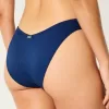 Ribbed High-Leg Cheeky Bikini Bottom,Ribbed High-Leg Cheeky Bikini Bottom