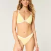 Ribbed High-Leg V-Waist Cheekiest Bikini Bottom,Ribbed High-Leg V-Waist Cheekiest Bikini Bottom