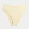 Ribbed High-Waist Bikini Bottom,Ribbed High-Waist Bikini Bottom