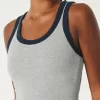 Ribbed Scoop Tank,Ribbed Scoop Tank