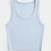 Ribbed Scoop Tank,Ribbed Scoop Tank