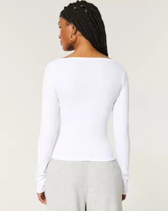 Ribbed Scoop Top,Ribbed Scoop Top